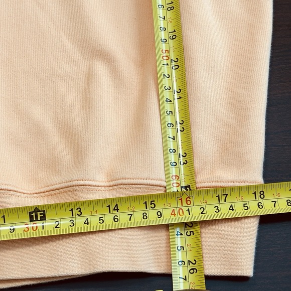 Fairway & Greene Pureformance Mens Large Sweatshirt Pima Cotton 1/4 Zip Orange - Picture 8 of 10